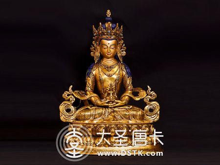 長壽佛鎏金34cm精品