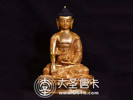 釋迦牟尼佛鎏金33cm