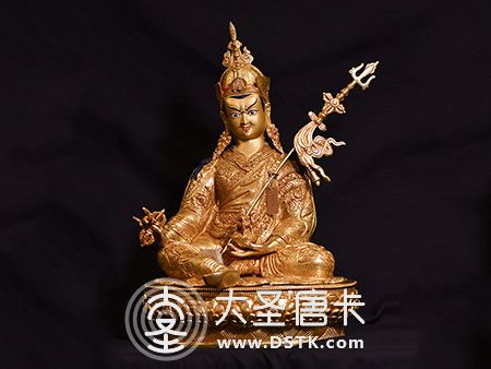 蓮花生大師鎏金50cm