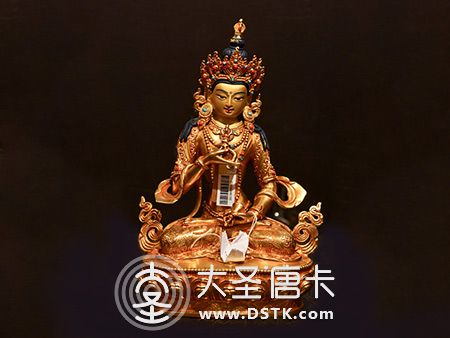 金剛薩垛鎏金23cm