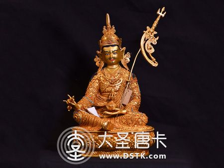 蓮花生大師鎏金38cm