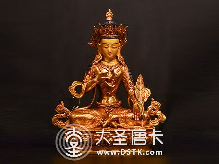 地藏王菩薩鎏金33cm