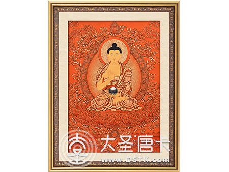 燃燈佛紅唐40x60cm
