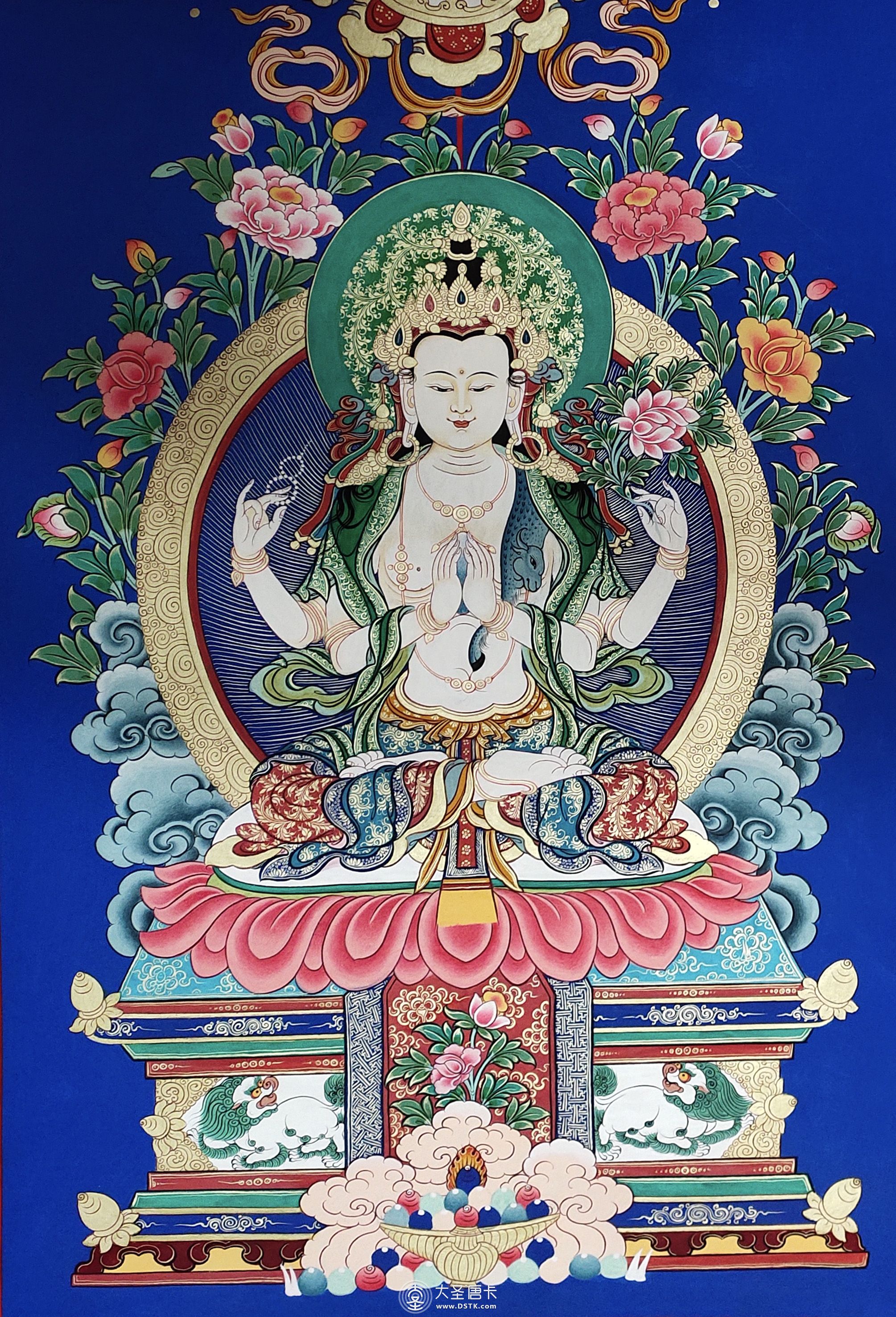 四臂觀音60×40cm