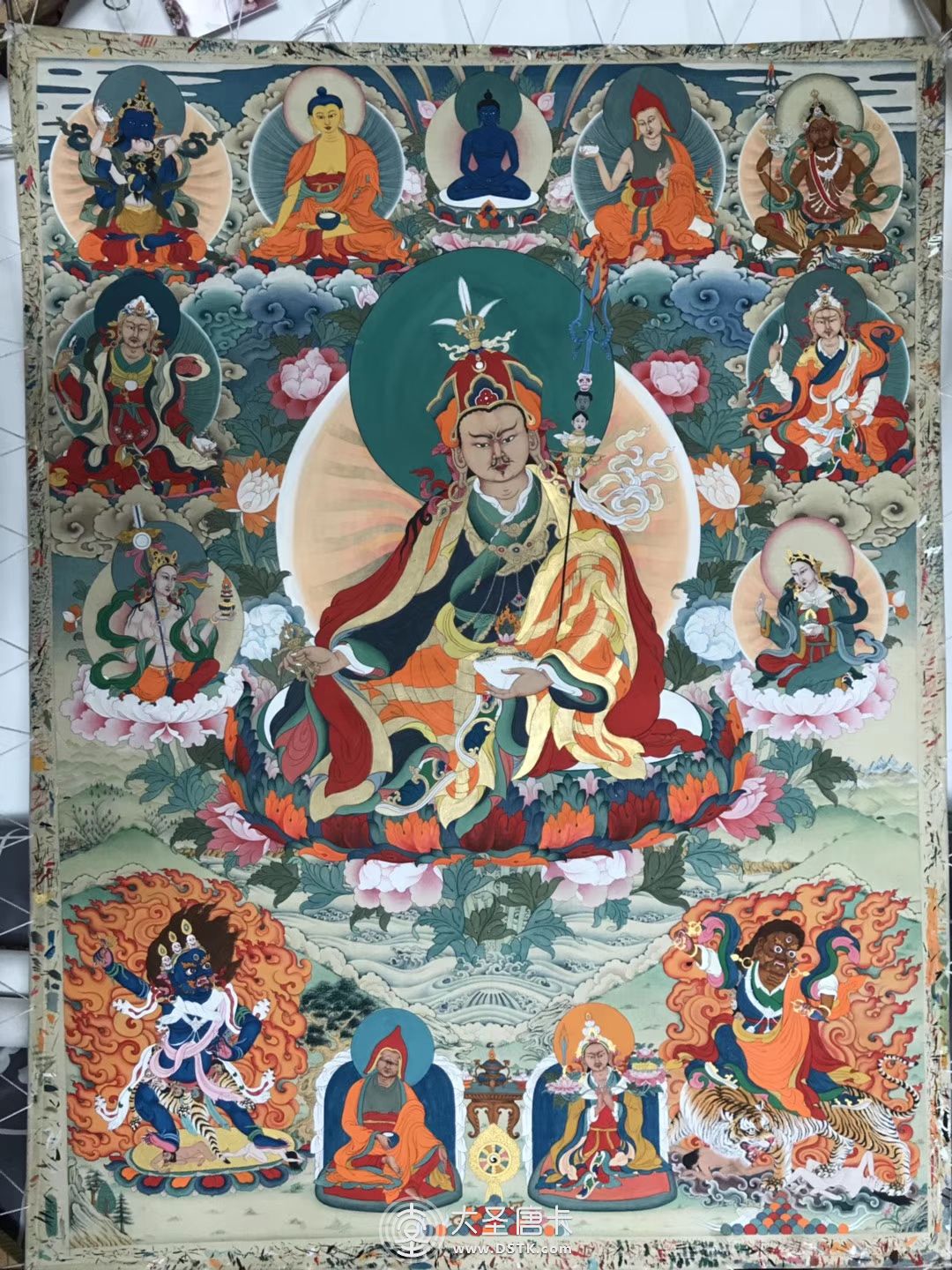 蓮師八變100×80cm