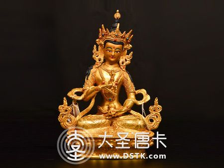 金剛薩垛鎏金23cm