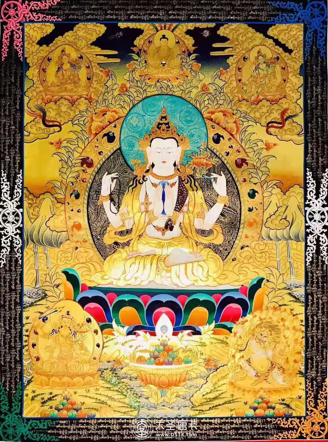 四臂觀音90×70cm