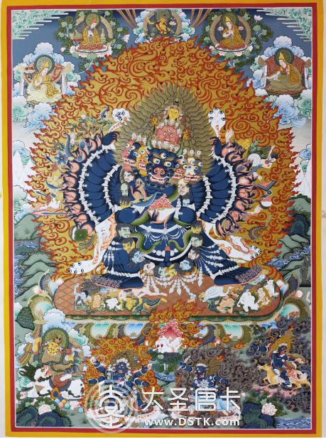 大威德金剛100×80cm