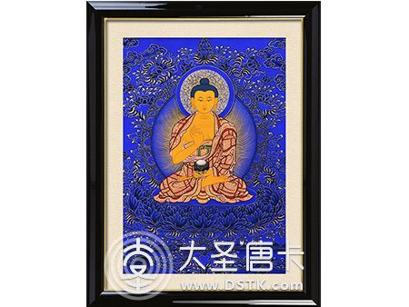 燃燈佛藍唐40x60cm