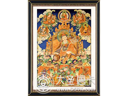 熱貢彩唐蓮花生85-65cm