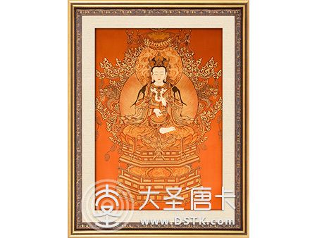 熱貢紅唐虛空藏菩薩75-50cm