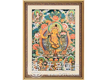 熱貢文殊菩薩80-60cm