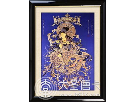 尖措大師藍唐文殊100-70cm