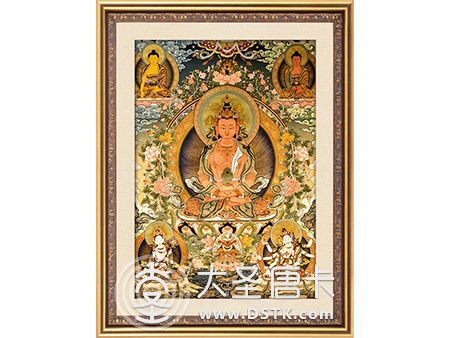 熱貢長壽三佛100-76cm