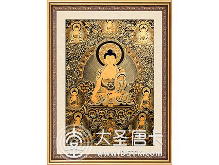 尖措大師藥師佛八佛100-70cm