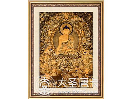 尖措大師黑金不動佛100-70cm