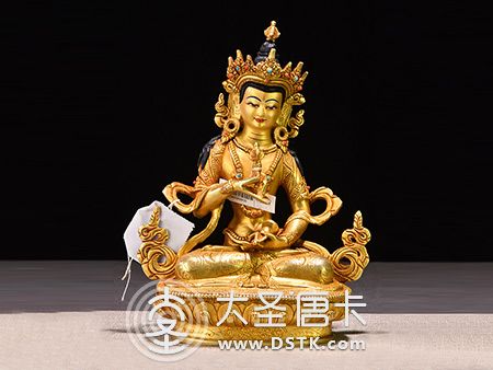 金剛薩垛鎏金23cm