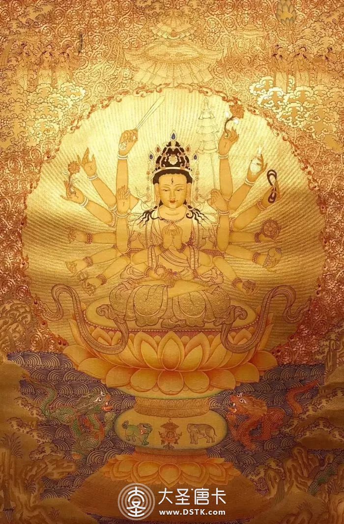 定制金唐準提佛母60-40cm