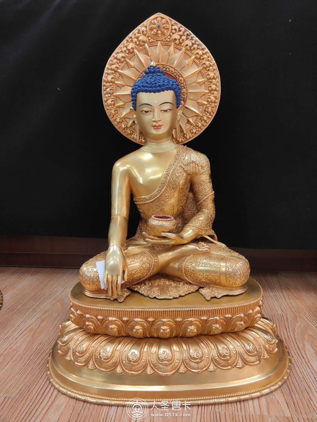 尼泊爾三寶佛釋迦牟尼佛65公分