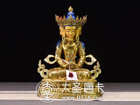 大日如來鎏金33cm