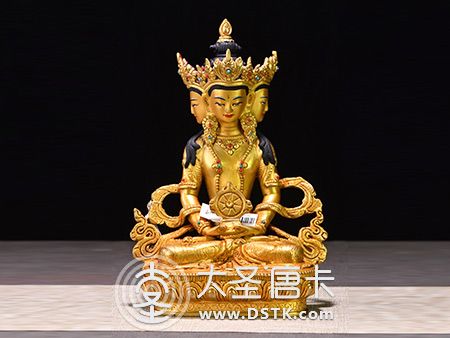 大日如來鎏金23cm