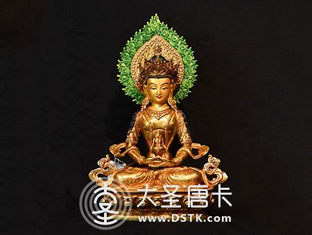 長壽佛鎏金背光38cm