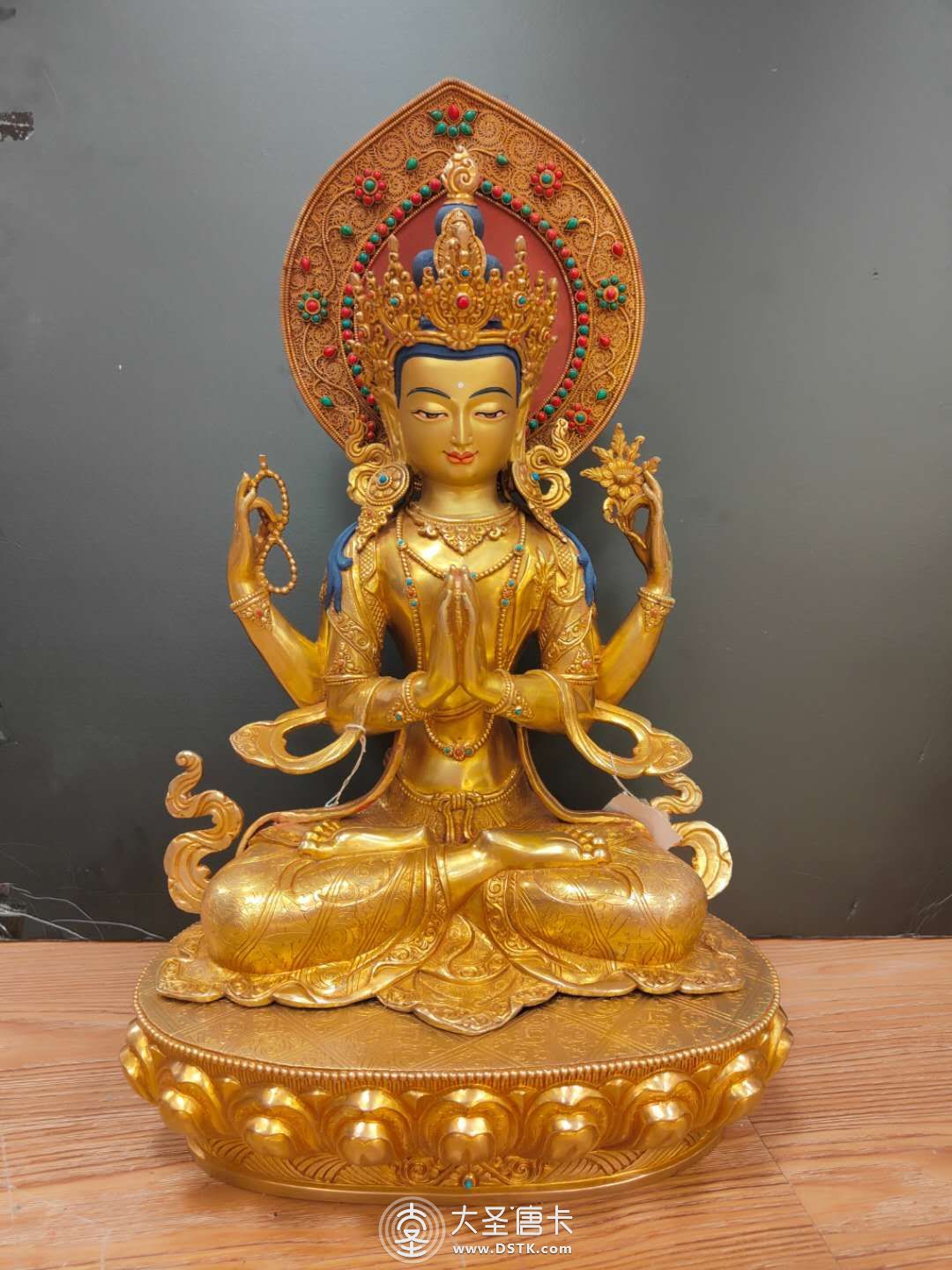 尼泊爾精品四臂觀音50公分