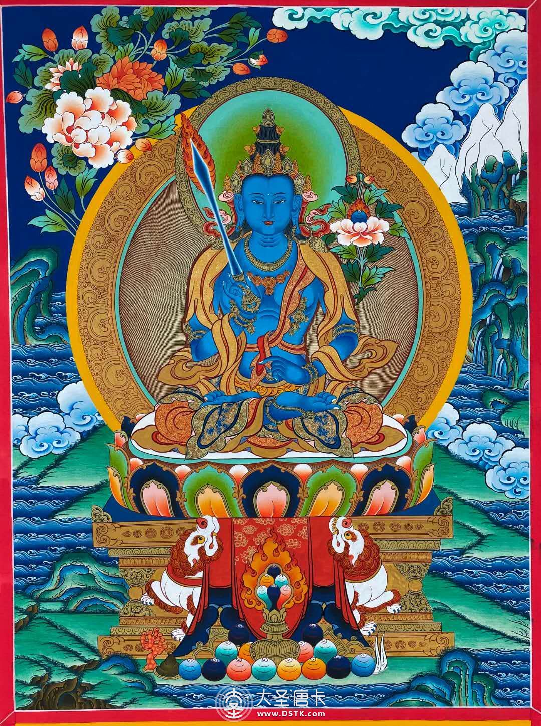 尼泊爾精品虛空藏菩薩70-50cm