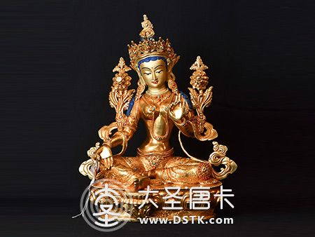 尼泊爾精品綠度母33公分