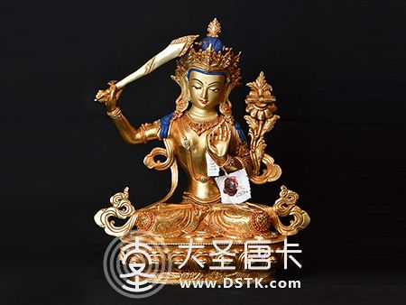 尼泊爾精品文殊菩薩33公分