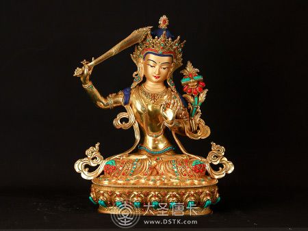 尼泊爾johnny佛像文殊菩薩35公分