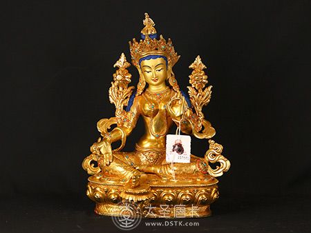 尼泊爾johnny佛像綠度母34公分