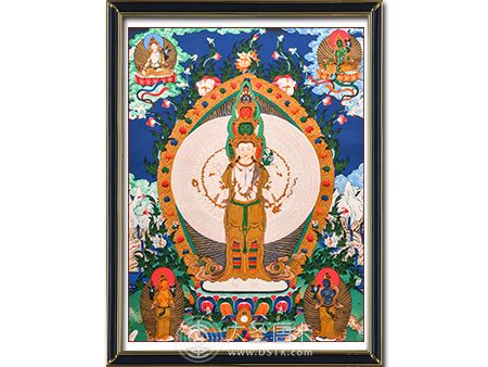 尼泊爾彩唐千手觀音75-55cm