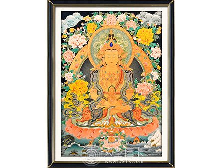 彩唐長壽佛100-70cm