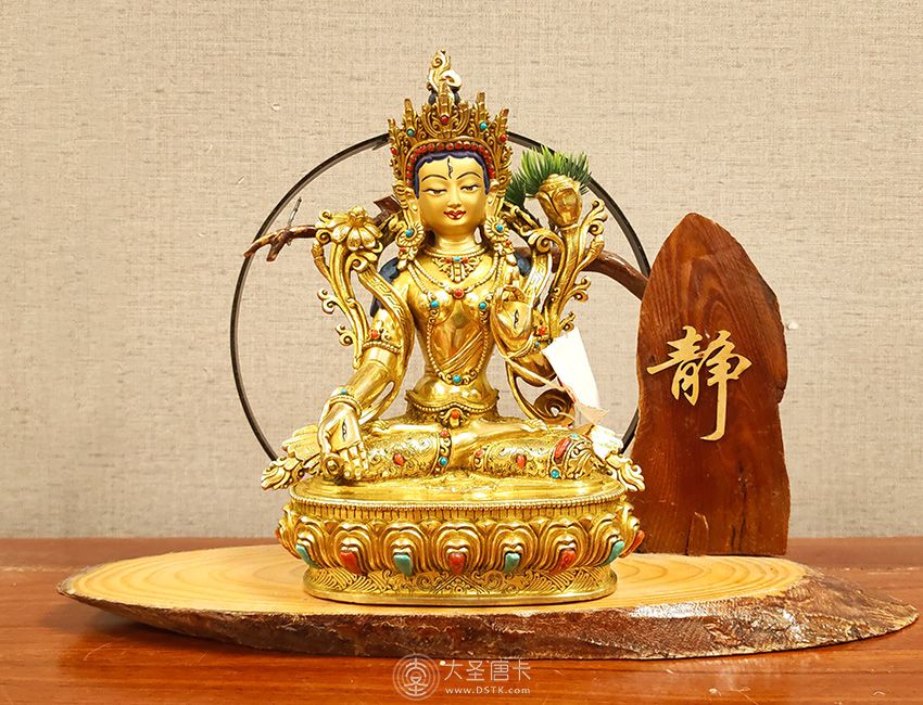 尼泊爾johnny佛像白度母23公分