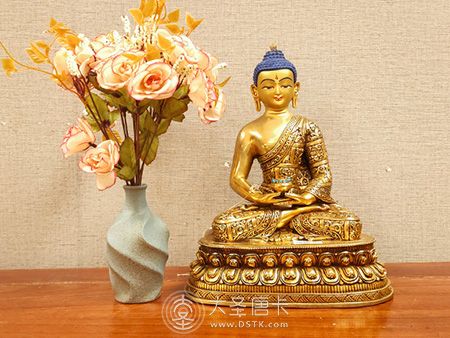 阿彌陀佛鎏金33cm