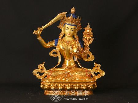 尼泊爾johnny佛像文殊菩薩34公分