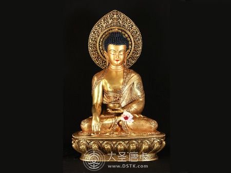 尼泊爾帕坦佛像釋迦牟尼佛65公分