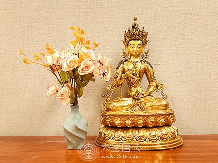 金剛薩埵鎏金44cm