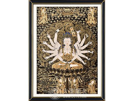 尖措大師黑唐準提佛母90-60cm