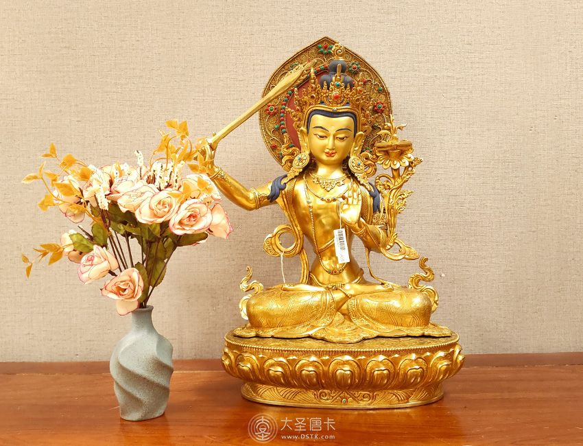 尼泊爾精品文殊菩薩50公分