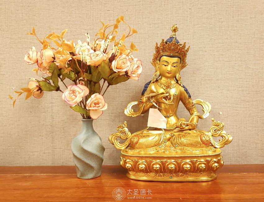 金剛薩垛鎏金34cm