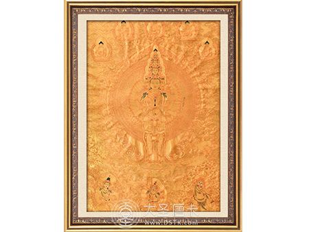 尖措大師金唐千手觀音100-70cm