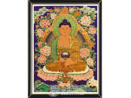 熱貢彩唐阿彌陀佛100-70cm