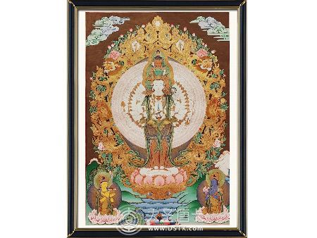 熱貢彩唐千手觀音100-70cm