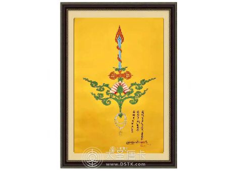 西藏唐卡三合圖60-40