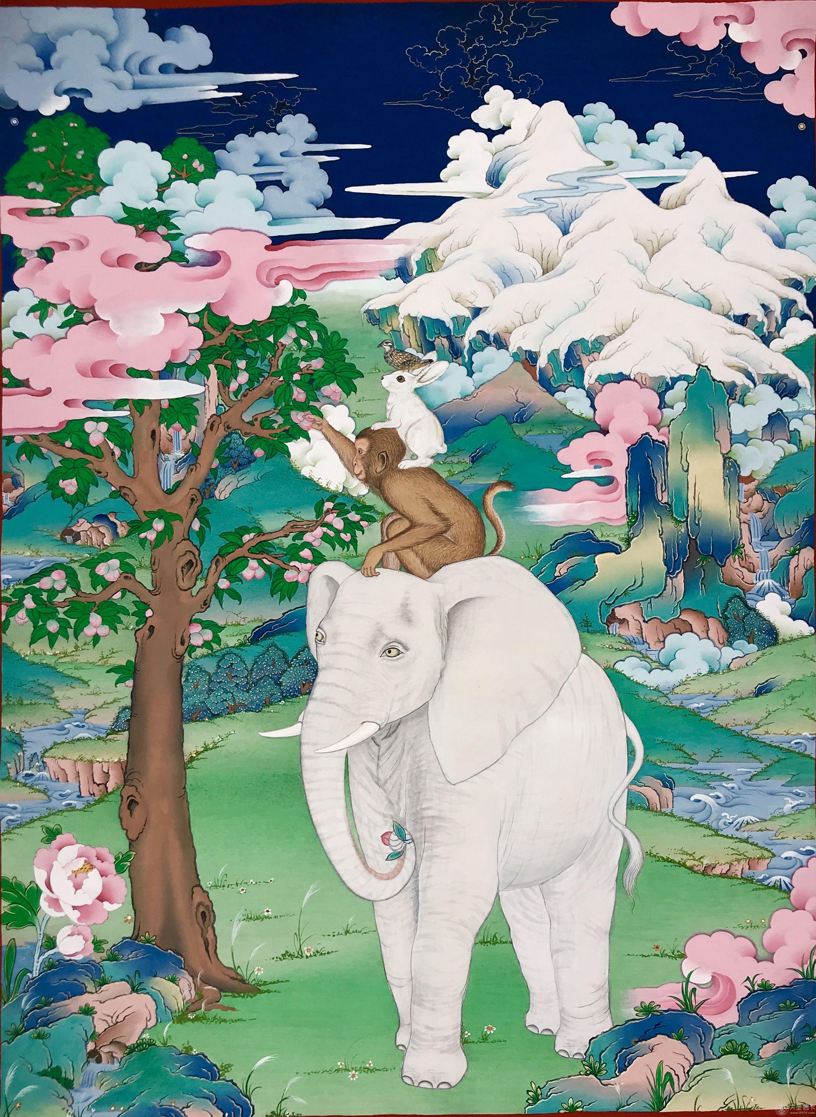 和睦四瑞拉薩唐卡