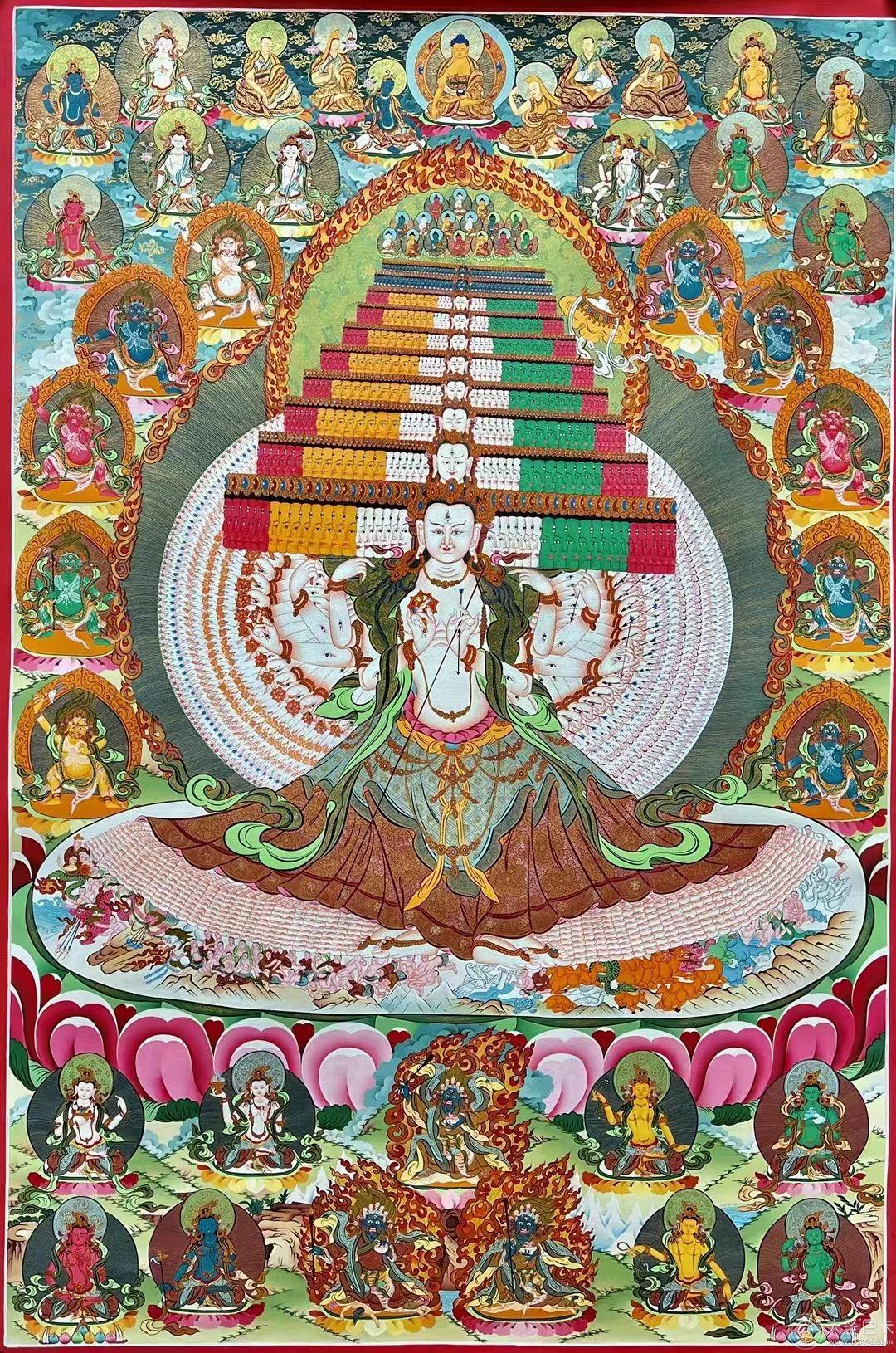 大白傘蓋佛母皈依境 100*70