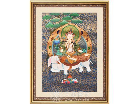 普賢菩薩黑金60*45