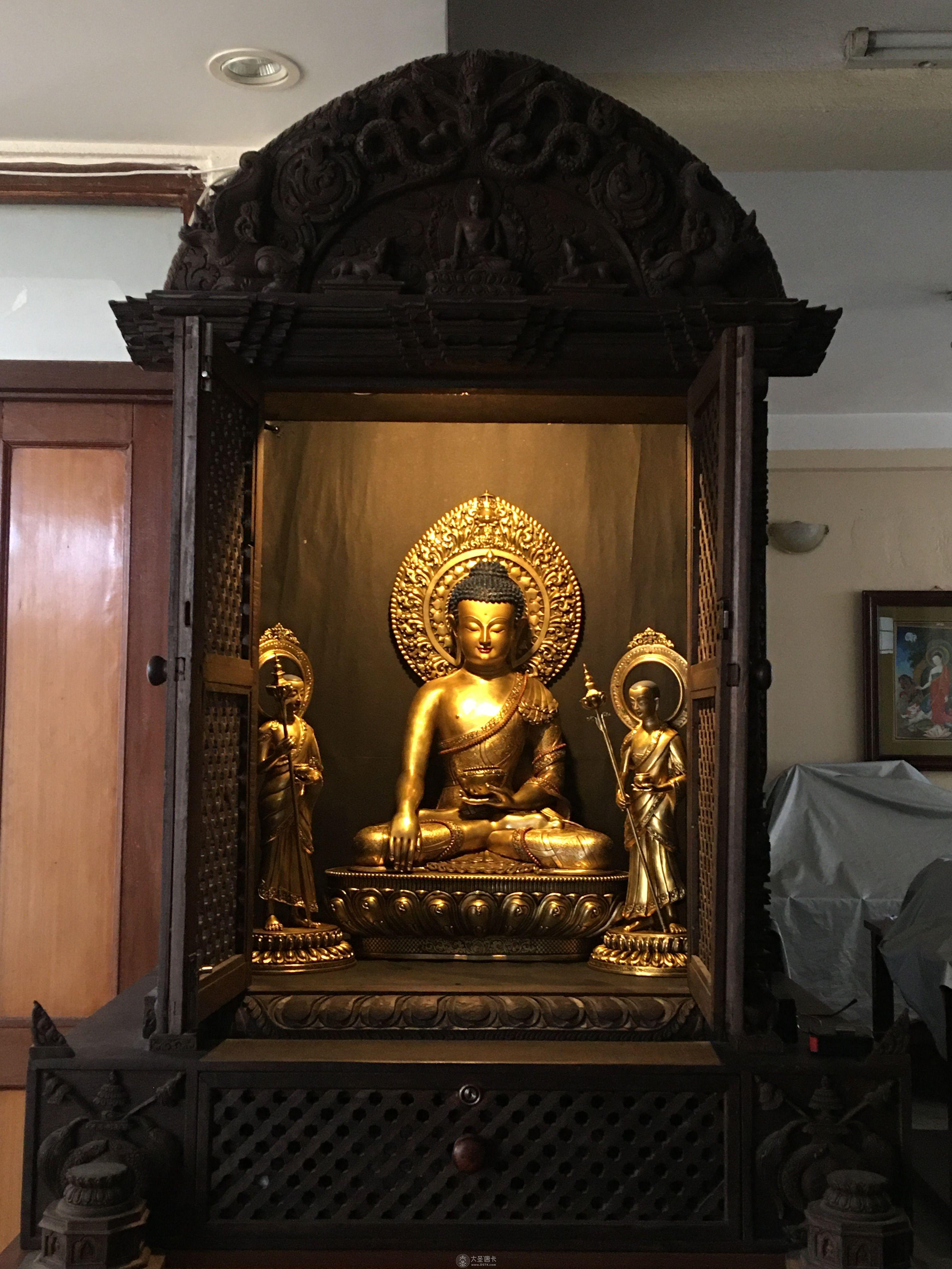 釋迦摩尼一套3尊 padam 74CM 48CM